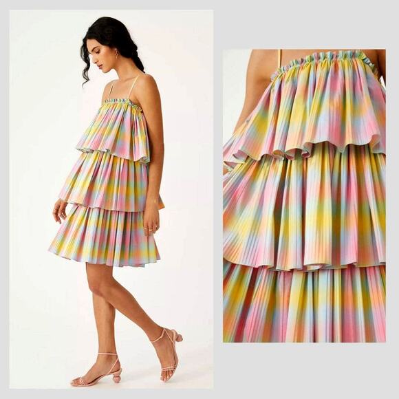 NWT Anthropologie Beactrice Tiered Dress -Size 6 - Picture 1 of 7